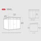 Keter Cortina 9 x 7 ft Plastic Shed – view 6