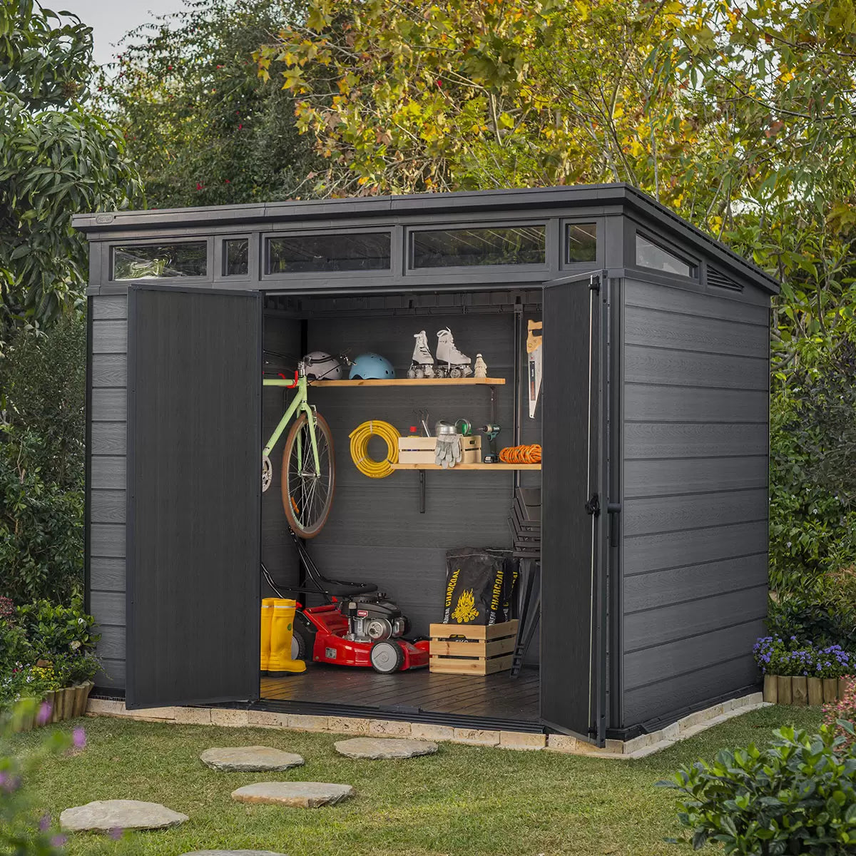 Keter Cortina 9 x 7 ft Plastic Shed – view 5