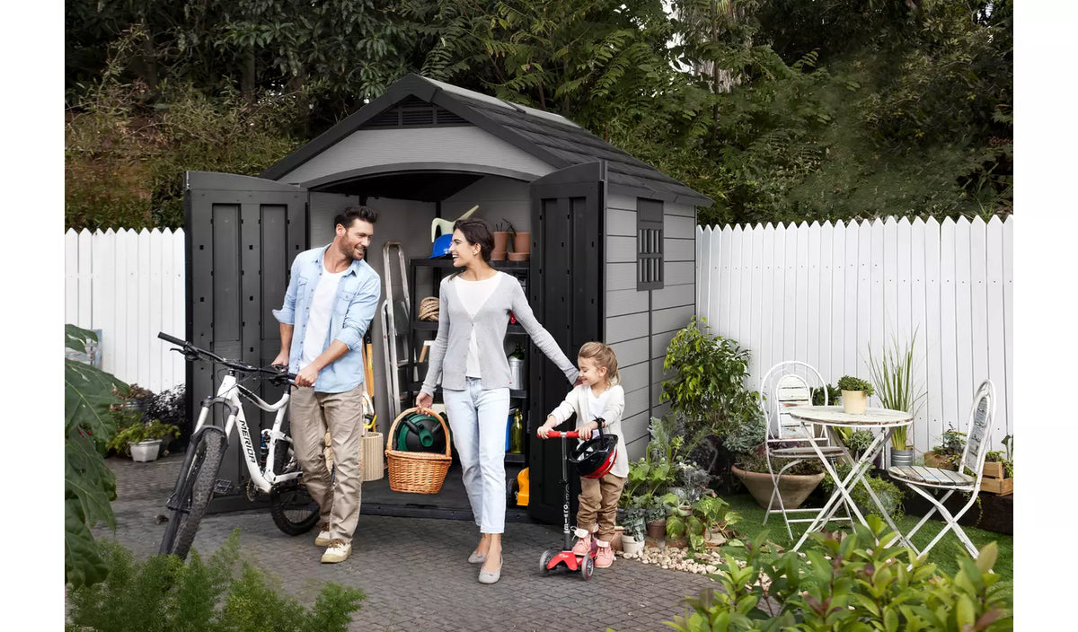 Keter Premier 7.5 x 9 ft Plastic Shed – view 2