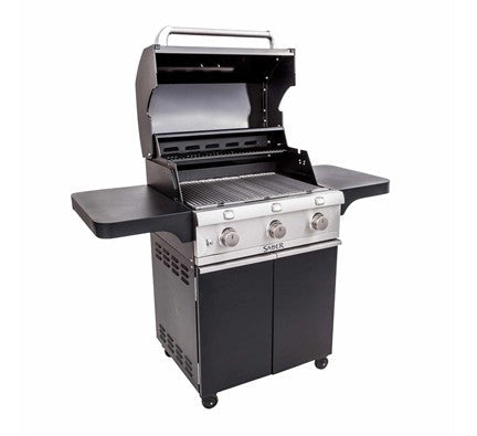 Saber Deluxe 3-Burner Infrared Gas BBQ – view 3