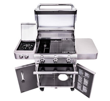 Saber Premium 3-Burner Infrared Gas BBQ – view 6