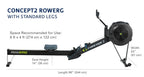 Concept2 RowErg Rowing Machine with PM5 Monitor, Standard Legs – view 5