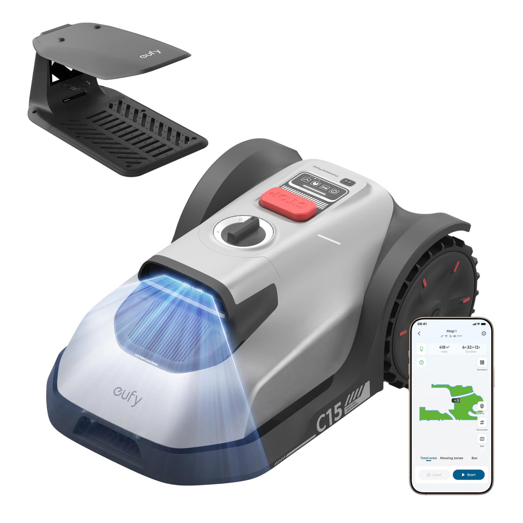 eufy C15 Robot Lawn Mower Wire-Free with Garage