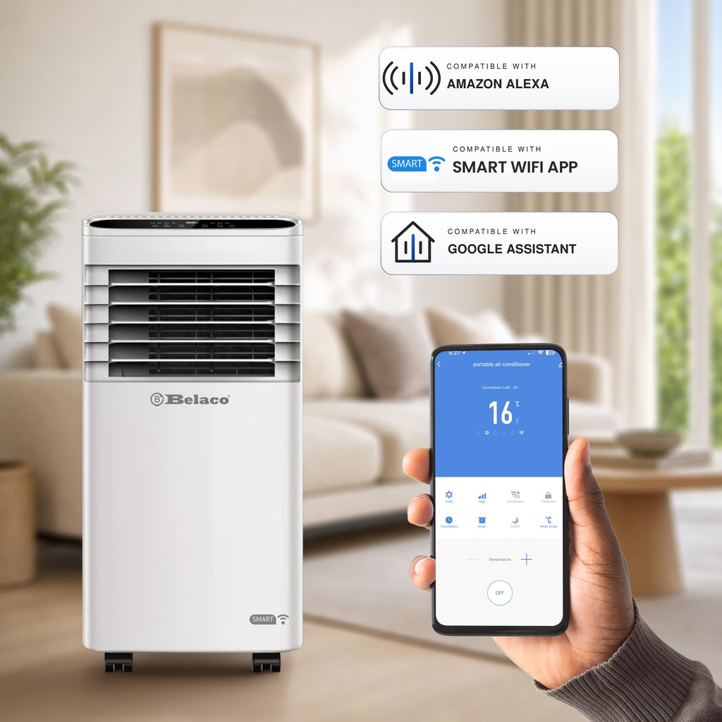 Belaco 9000 BTU Portable Air Conditioner with Smart Wi-Fi – view 3