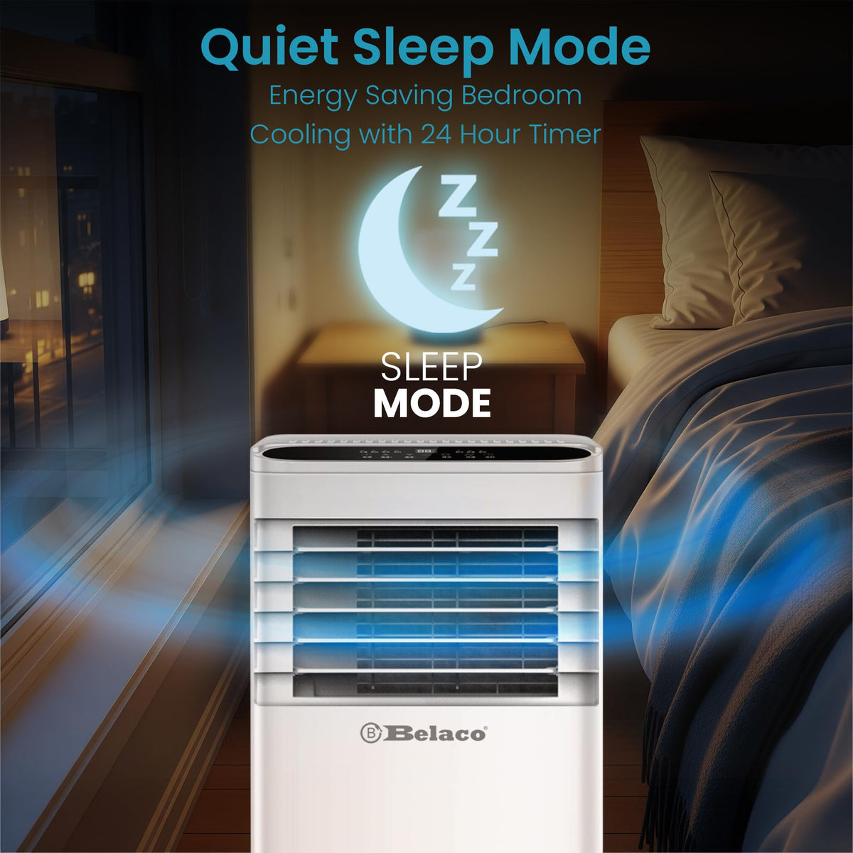 Belaco 9000 BTU Portable Air Conditioner with Smart Wi-Fi – view 4