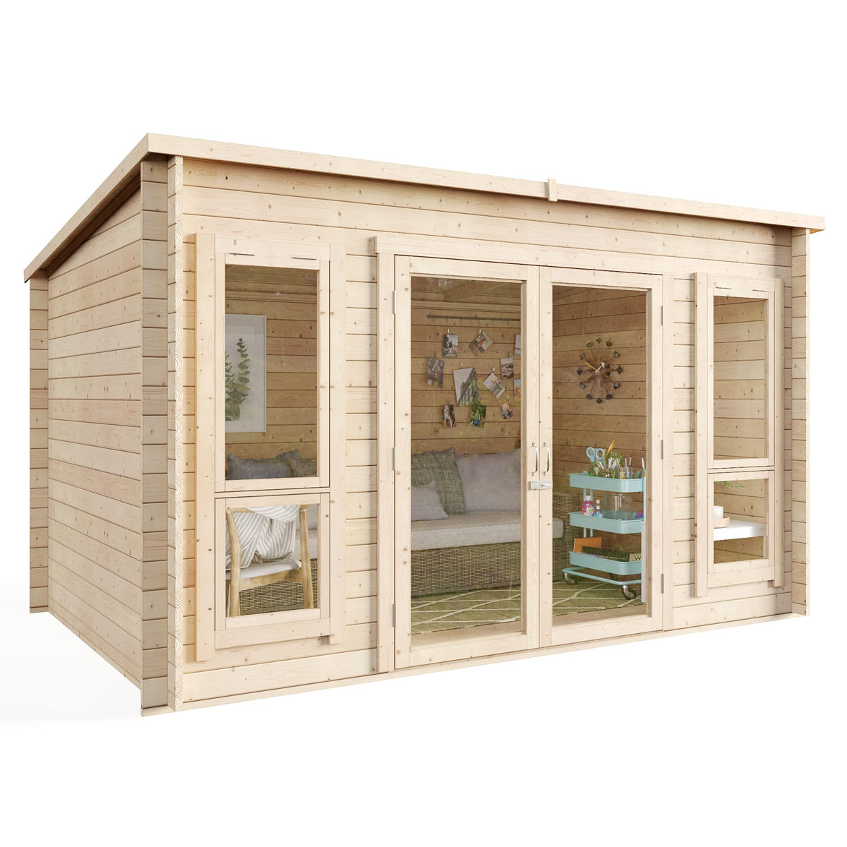 BillyOh Carmen Log Cabin Summerhouse 12 x 8 ft