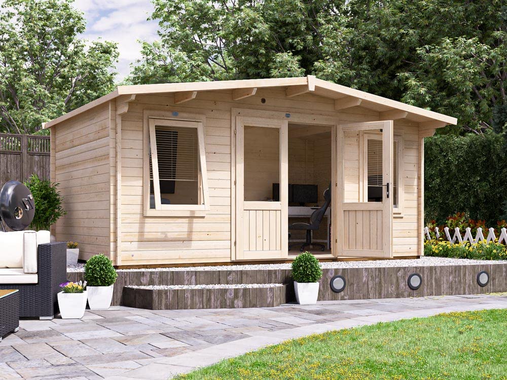 Dunster House Severn Log Cabin 5 x 3 m (16'4" x 13'1") – view 2
