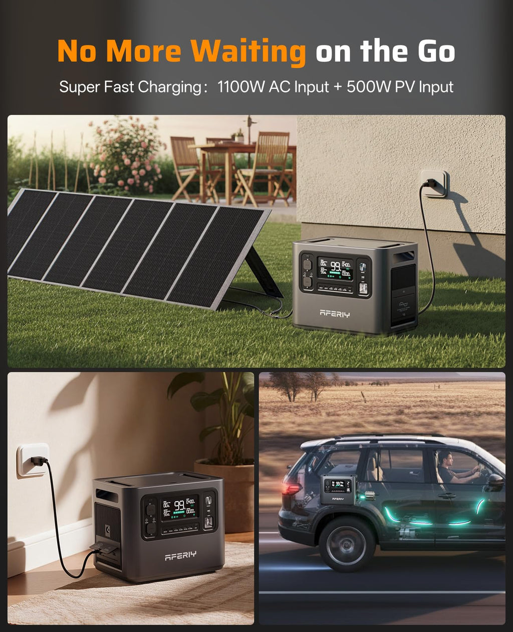 AFERIY P210 Portable Power Station 2048Wh 2400W – view 2
