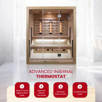 SaunaMed Full Spectrum Infrared Sauna, 6 Person – view 4