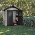 Keter Oakland 7.5 x 4 ft Plastic Shed – view 3