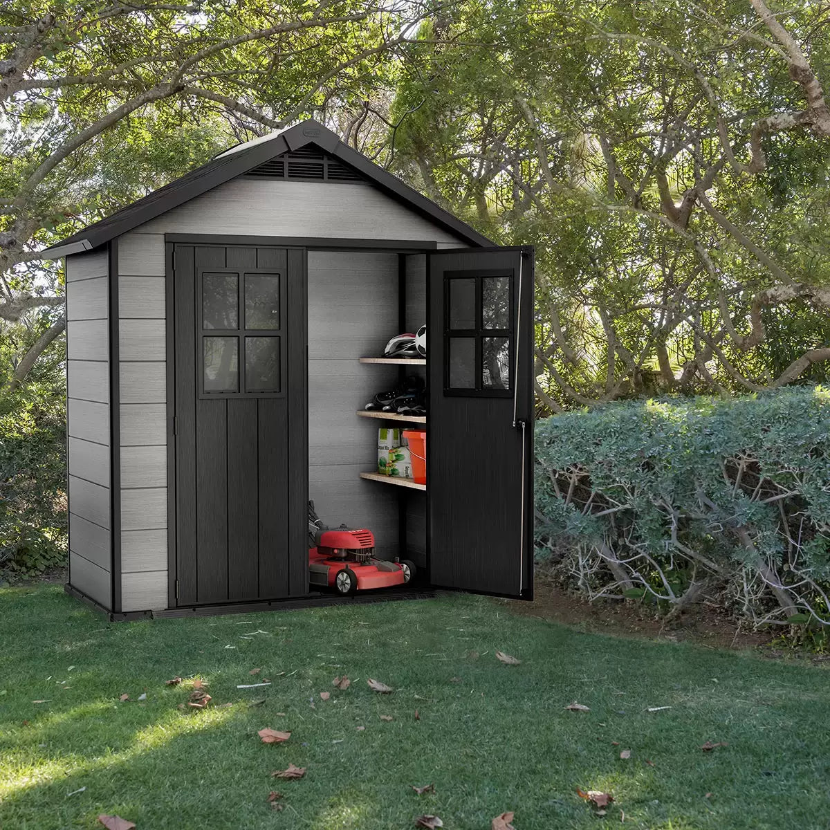 Keter Oakland 7.5 x 4 ft Plastic Shed – view 3