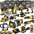 DEWALT 18V 16-Piece Power Tool Combo Kit with 3 x 5.0Ah Batteries (DEWKIT23)