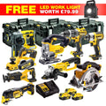 DEWALT 18V XR 10-Piece Power Tool Combo Kit with 3 x 5.0Ah Batteries & Toughsystem Box (DCKT4T10WLF)