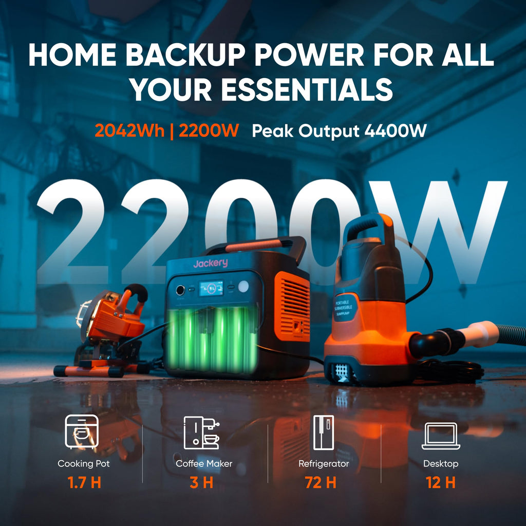 Portable Power Station 2042Wh LiFePO4 – view 2