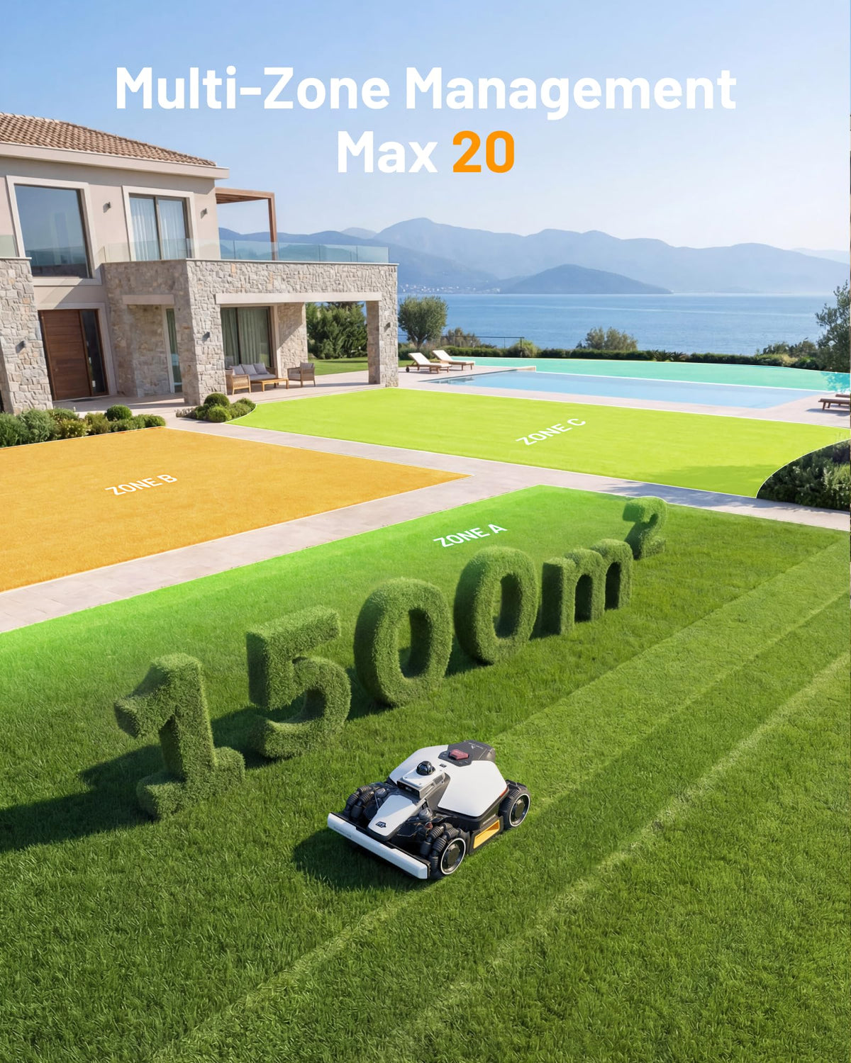 Mammotion LUBA mini 2 AWD 1500 Robot Lawn Mower Wire-Free – view 10