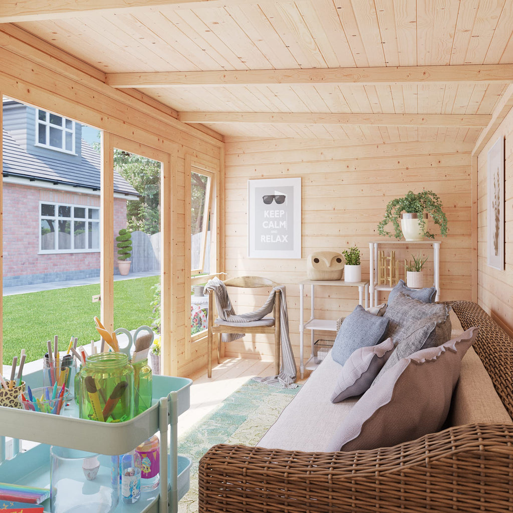 BillyOh Carmen Log Cabin Summerhouse 12 x 8 ft – view 7