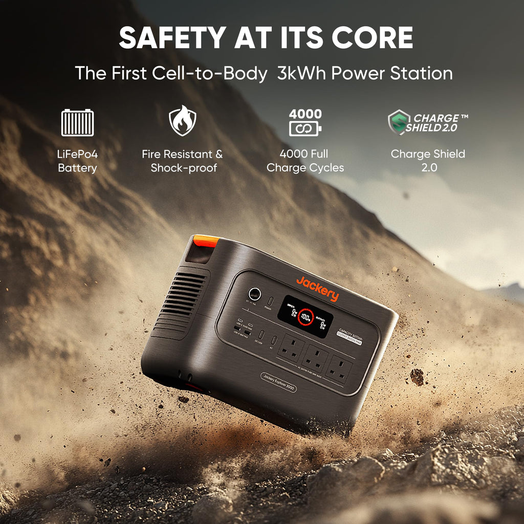 Jackery Explorer 3000 v2 Portable Power Station 3072Wh LiFePO4 – view 6