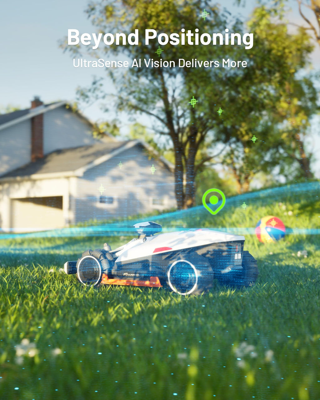 Mammotion LUBA 2 AWD 5000X Robot Lawn Mower Wire-Free – view 2