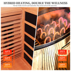 AURGOD Corner Hybrid Sauna, 3 Person – view 3