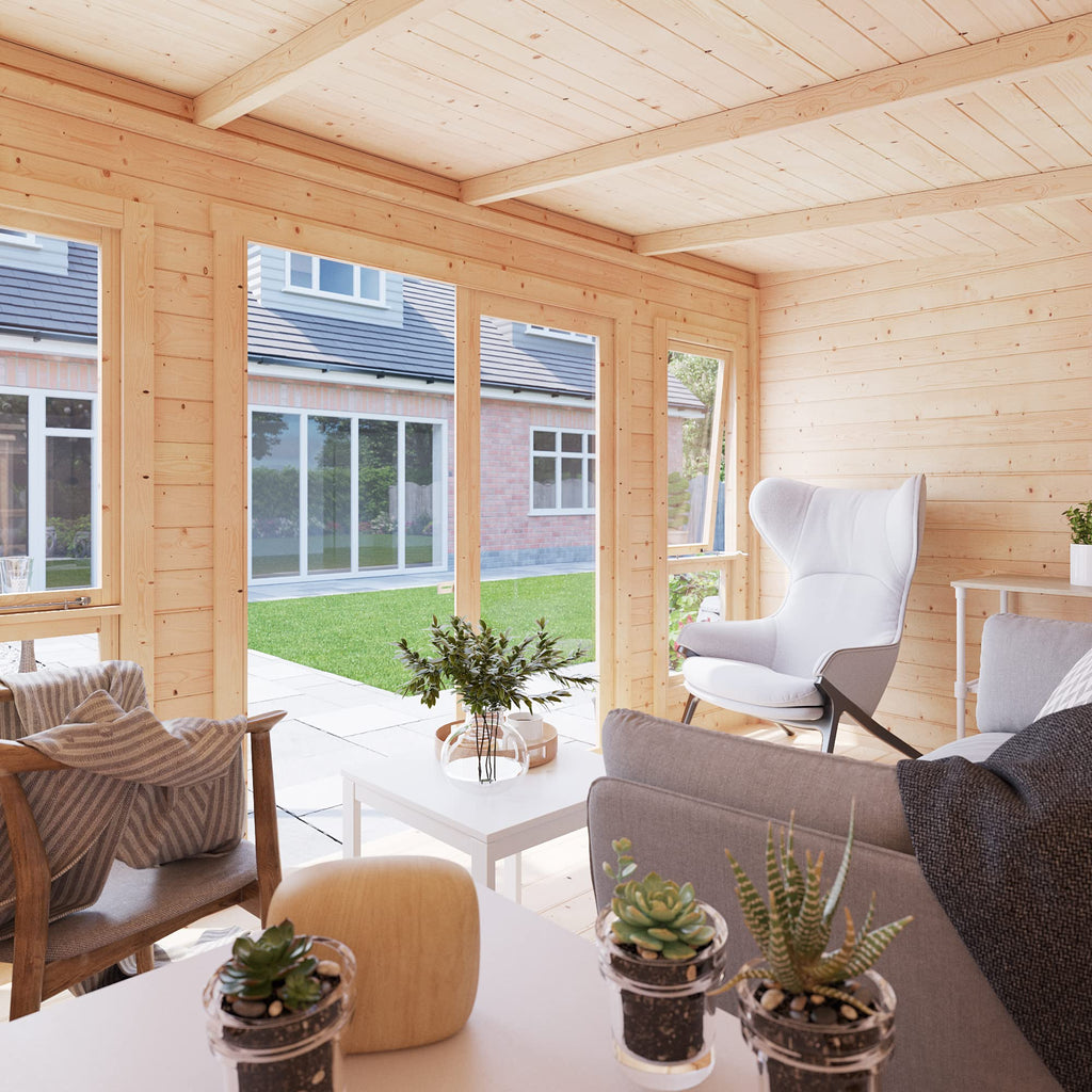 BillyOh Carmen Log Cabin Summerhouse 12 x 8 ft – view 8