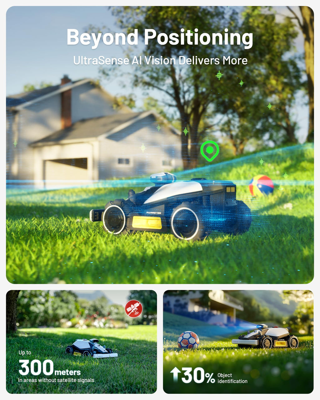 Mammotion LUBA mini AWD 1500 Robot Lawn Mower Wire-Free – view 2