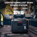 Jackery Explorer 3000 v2 Portable Power Station 3072Wh LiFePO4 – view 2