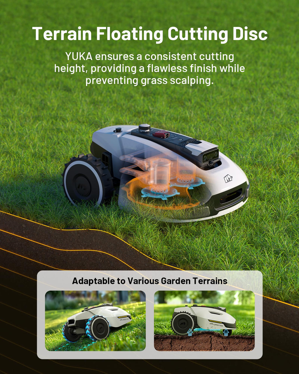 Mammotion YUKA 2000 Robot Lawn Mower Wire-Free – view 3