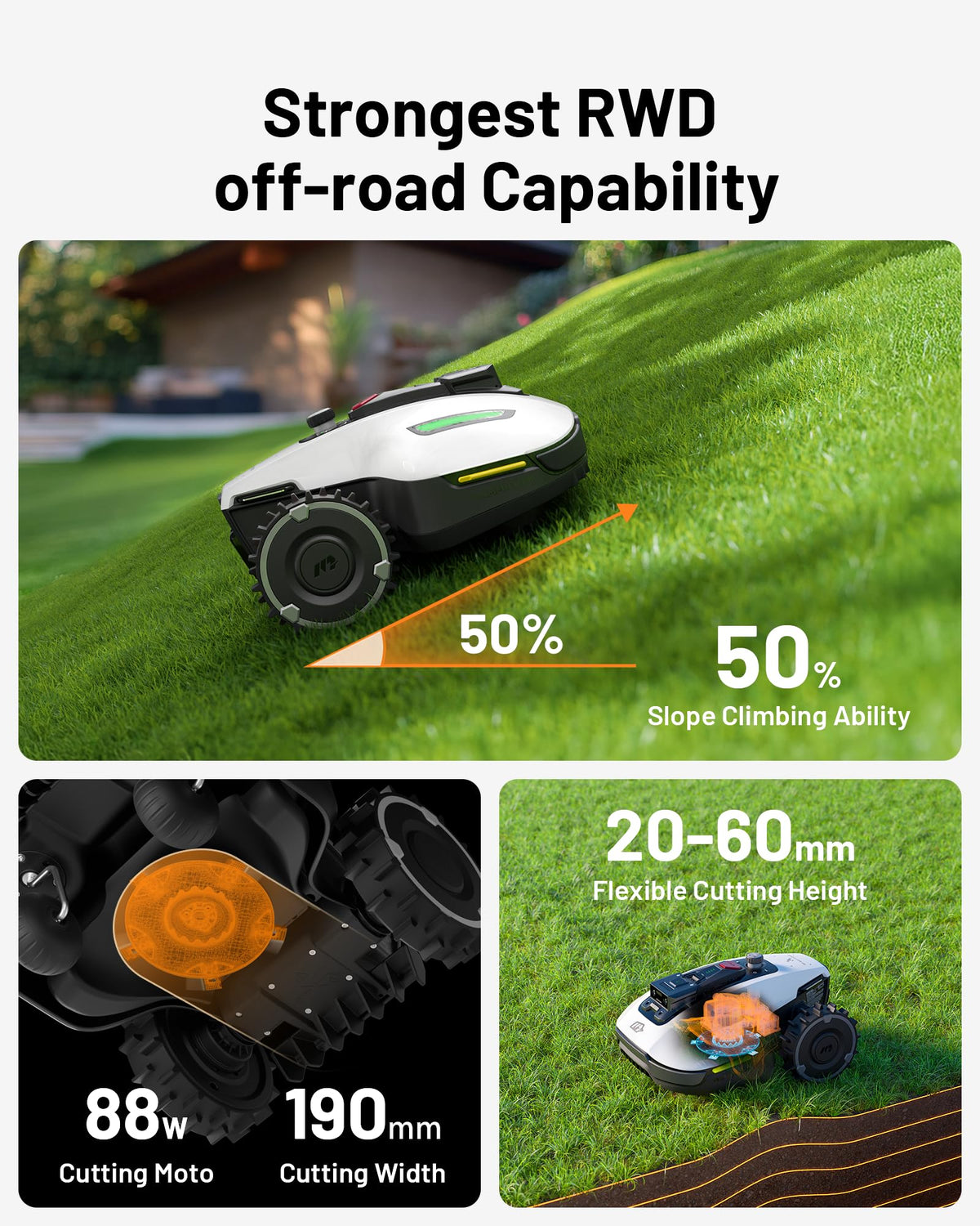 Mammotion YUKA mini 500 Robot Lawn Mower Wire-Free – view 5