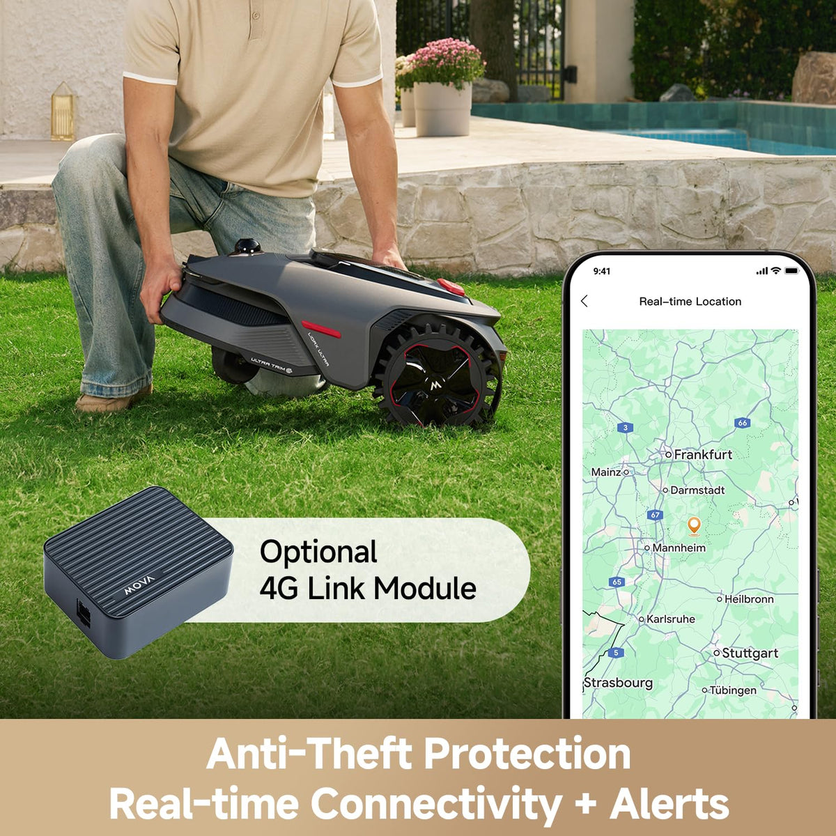 MOVA LiDAX Ultra 800 Robot Lawn Mower Wire-Free – view 4