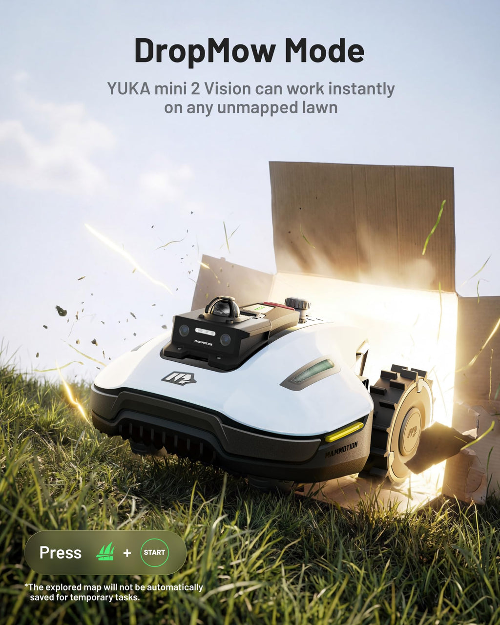 Mammotion YUKA mini 2 1000 Robot Lawn Mower Wire-Free – view 5