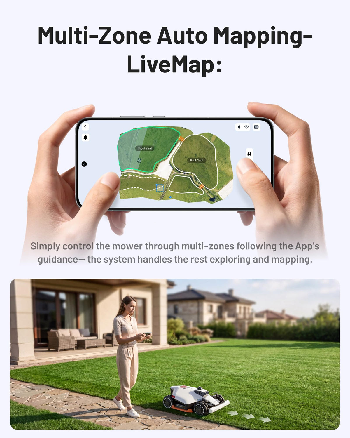 Mammotion LUBA 3 AWD 1500 Robot Lawn Mower Wire-Free – view 9