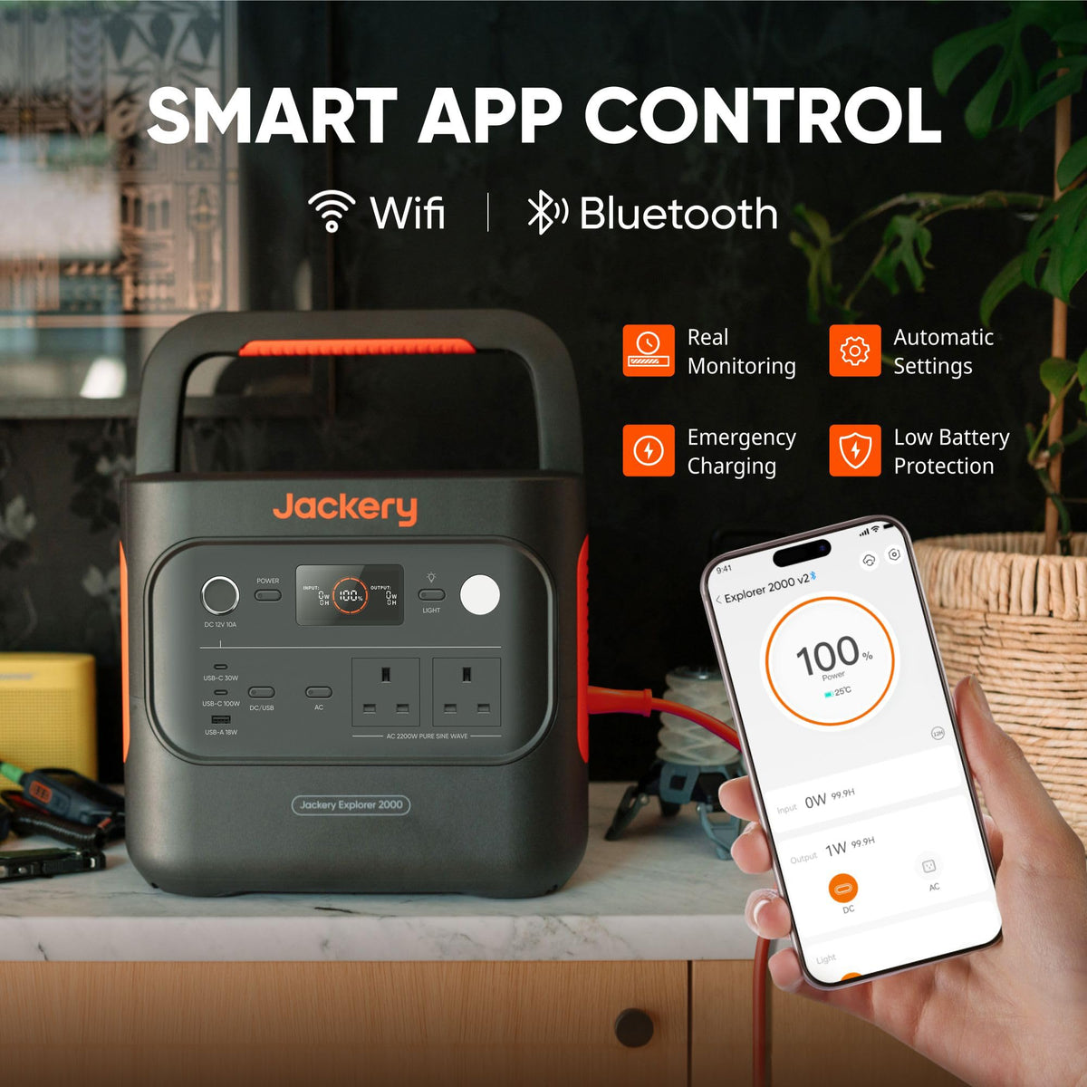 Jackery Explorer 2000 v2 Portable Power Station 2042Wh 2200W (4400W Surge) – view 8