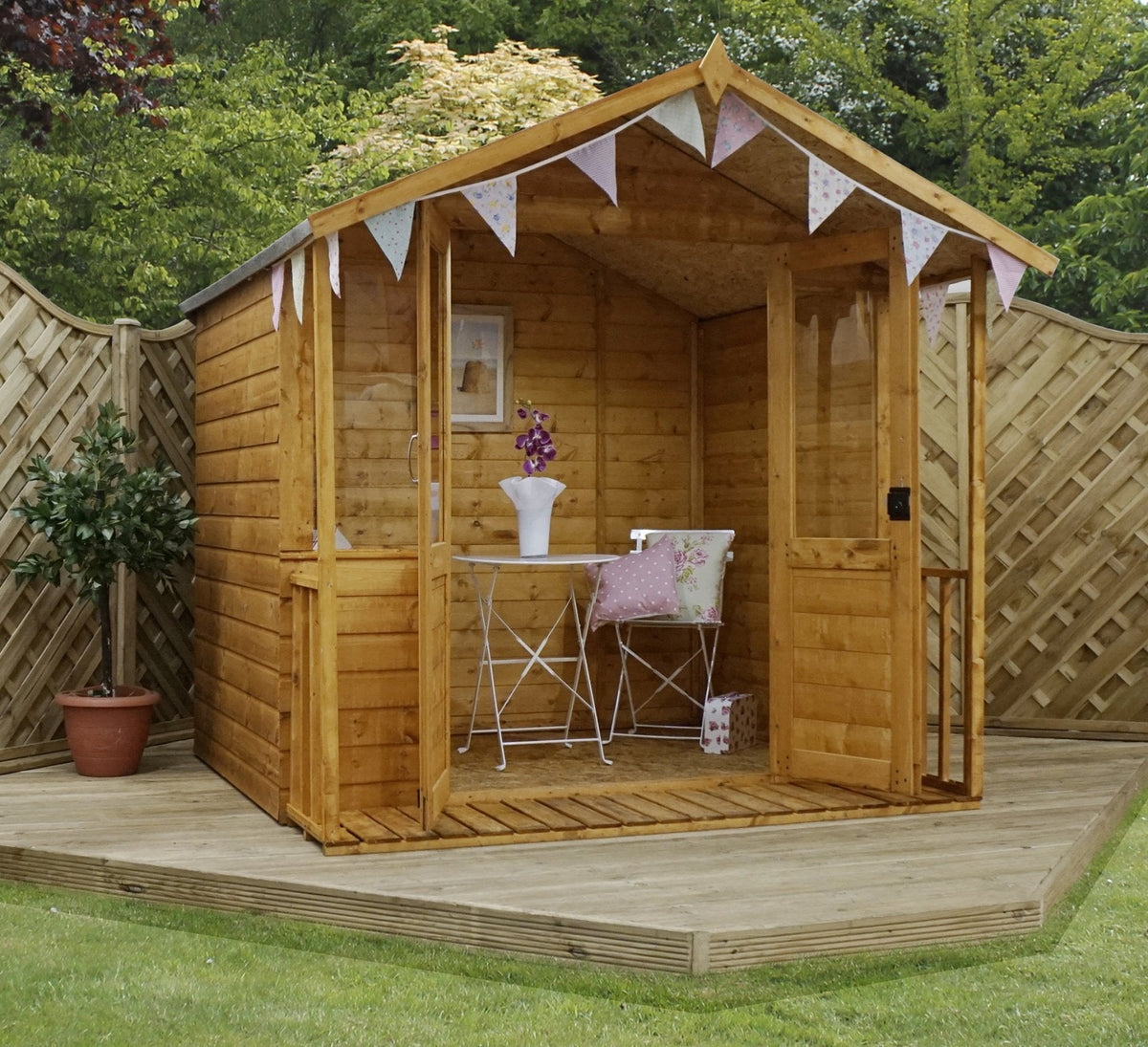 Mercia Wooden Summerhouse 7 x 7 ft – view 2
