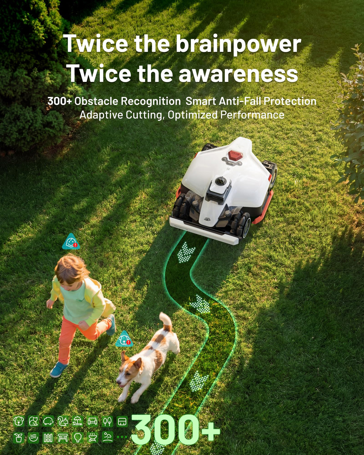 Mammotion LUBA 3 AWD 1500 Robot Lawn Mower Wire-Free – view 3