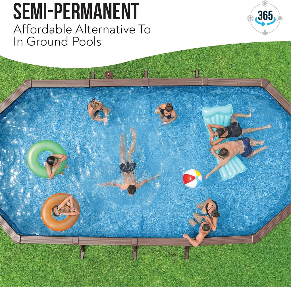 Bestway Hydrium 24 ft Oval Above Ground Pool Set – view 2