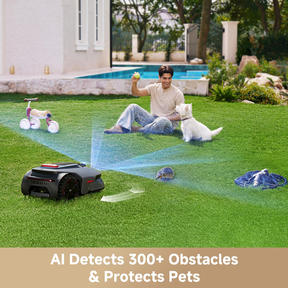 MOVA LiDAX Ultra 800 Robot Lawn Mower Wire-Free – view 3