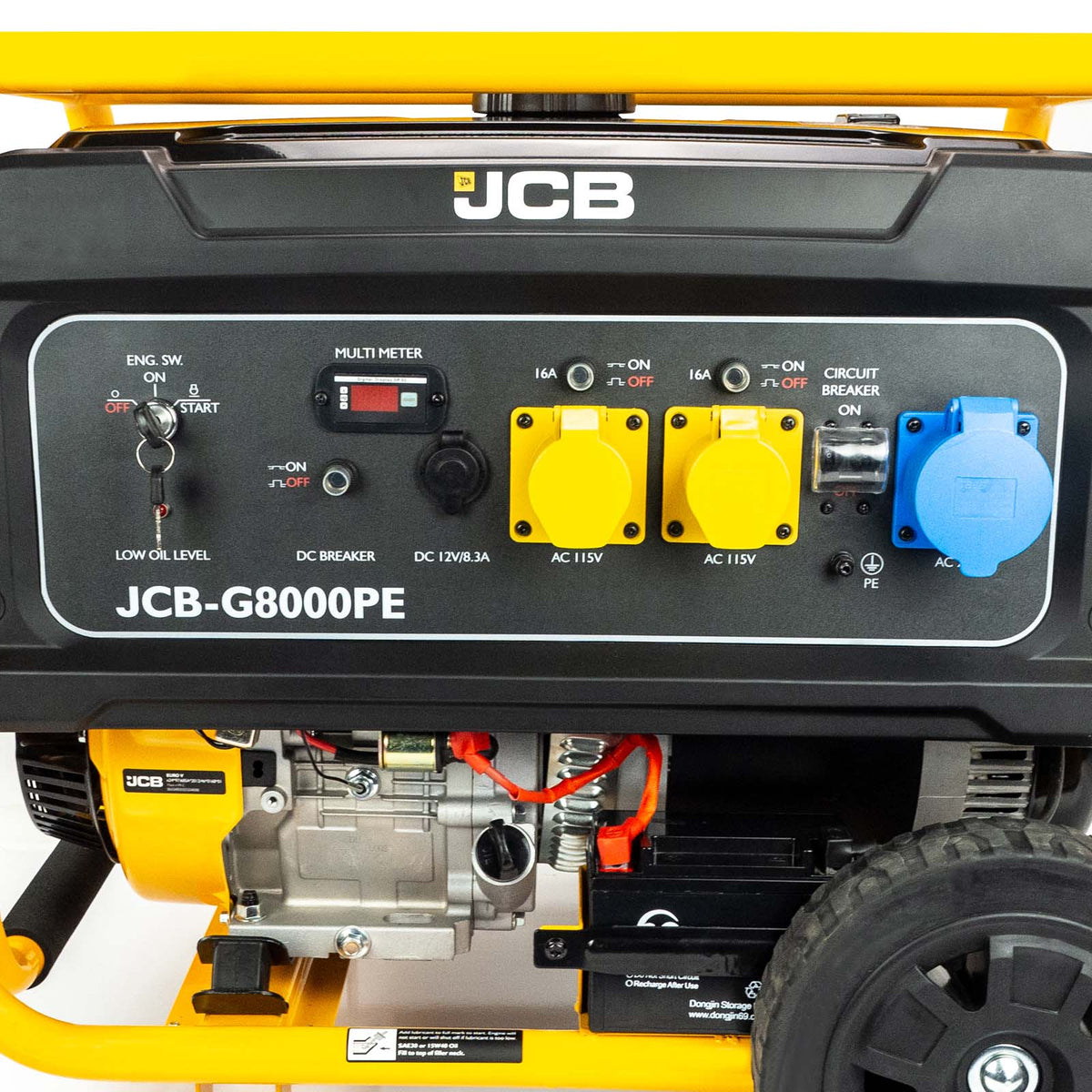 G8000PE Petrol Site Generator 7.9kW – view 8