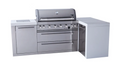 Mont Alpi 805 Deluxe Outdoor Kitchen Island with 90° Corner