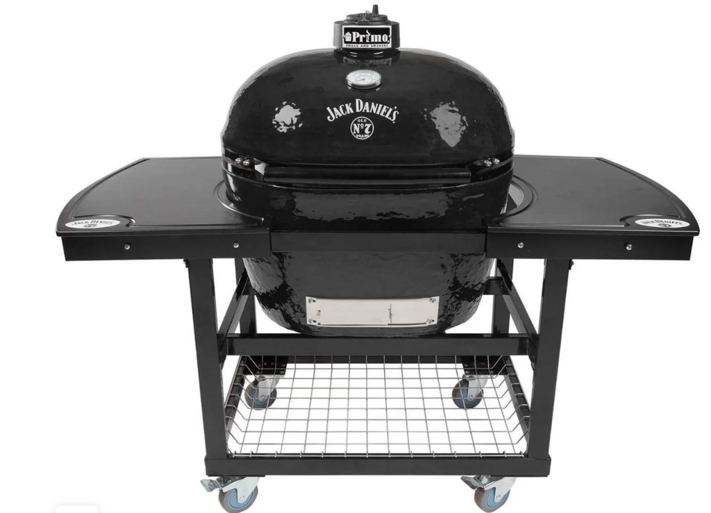 Primo Oval XL Ceramic Kamado Charcoal BBQ on Cart