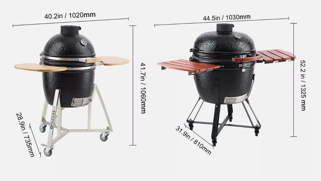 VEVOR 24" Ceramic Kamado Grill – view 2