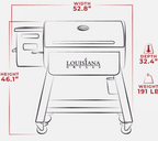 Louisiana Grills 1000 Black Label Series Pellet Grill with Wi-Fi – view 2