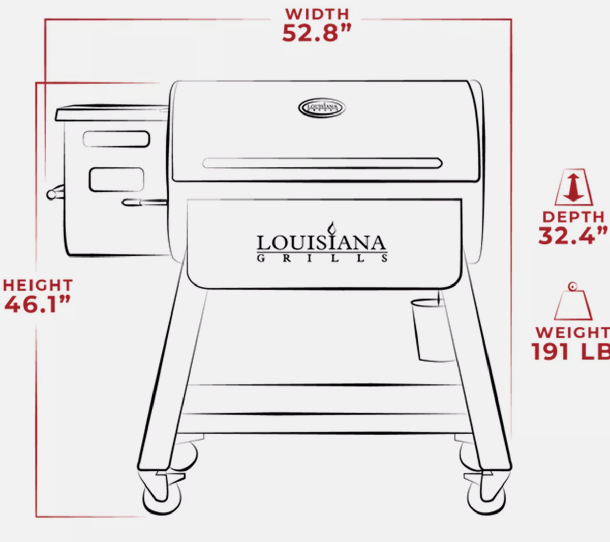 Louisiana Grills 1000 Black Label Series Pellet Grill with Wi-Fi – view 2