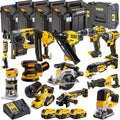 DEWALT 18V Brushless 14-Piece Power Tool Combo Kit with 3 x 5.0Ah Batteries, Charger & TSTAK (DCKT4T14B3)