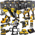 DEWALT 18V 14-Piece Power Tool Combo Kit with 3 x 5.0Ah Batteries (DEWKIT14)