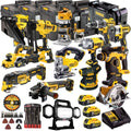 DEWALT 18V XR 15-Piece Power Tool Combo Kit with 3 x 5.0Ah Batteries, Toughsystem & Accessories (DCKT4T15B4A)