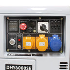 Hyundai DHY6000SE Diesel Generator 5.2kW / 6.5kVA – view 4