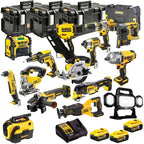 DEWALT 18V XR 15-Piece Power Tool Combo Kit with 3 x 5.0Ah Batteries, Charger & Cases (T4TKIT-651)
