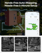 Wire-Free Robot Lawn Mower with AI Vision for Gardens up to 500 m² – view 4