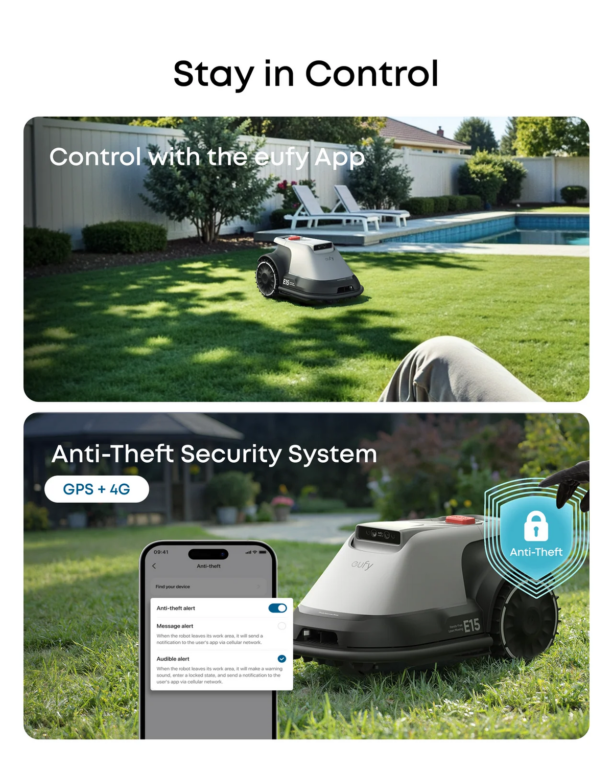 Wire-Free Robot Lawn Mower with Vision Navigation for Gardens up to 800 m² – view 2