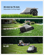 Wire-Free Robot Lawn Mower with Vision Navigation for Gardens up to 800 m² – view 3